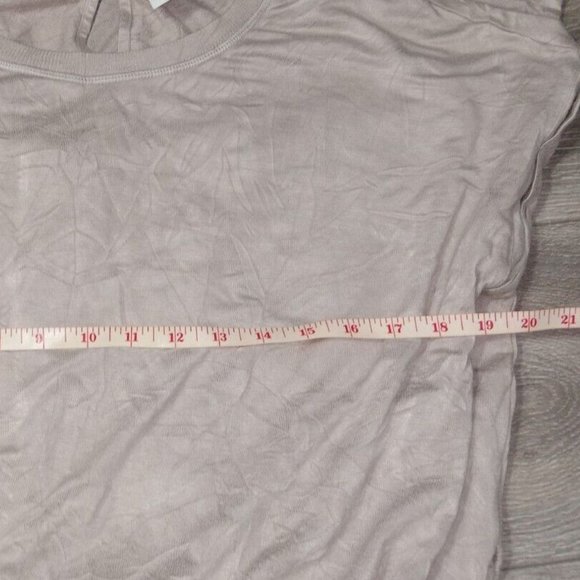 Rachel Zoe Women's Crop Jumpsuit Romper Wide Leg Tie Waist Short Sleeve Beige M - Picture 11 of 11